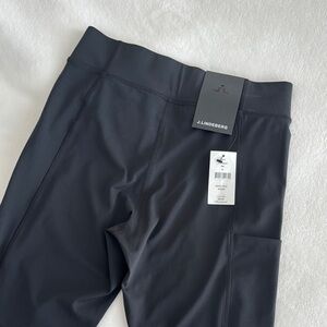 J.Lindeberg Jet Black Activewear Leggings